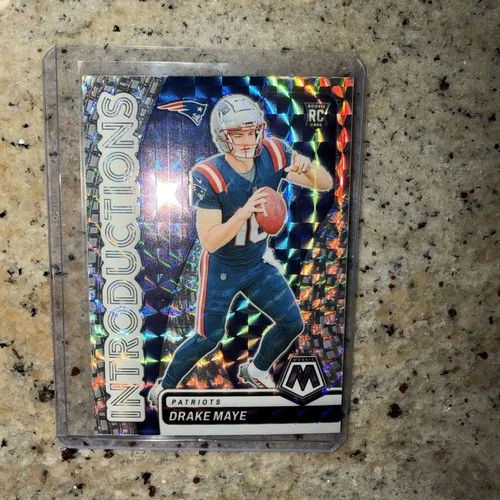 2024 Panini Mosaic - Introductions Drake Maye #1 Silver Prizm (RC)