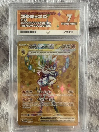 Pokémon TCG Cinderace SVP 163 Ace Grade 7 Near Mint
