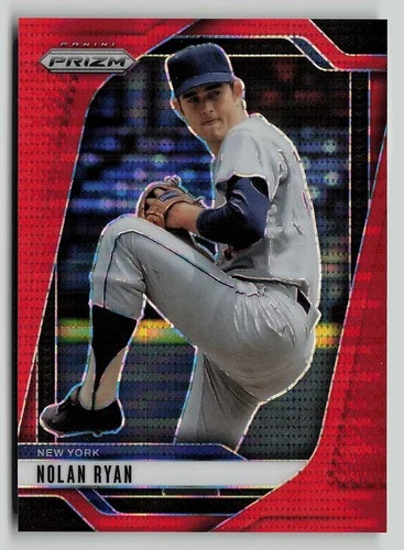2025 Panini Prizm - Nolan Ryan, Nolan Ryan #297 Red Pulsar Prizm /399
