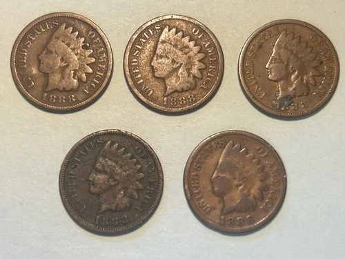 1888-P Indian Head Cent — photo from another recent sale