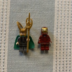 Lego 6867 Marvel Super Heroes Iron Man Mark 6 Loki Minifigure SH015 SH033 30167