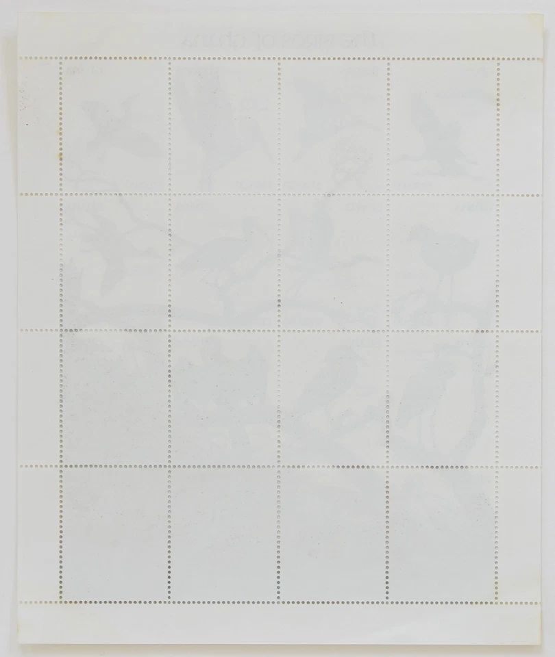 Hoja de 16 estampillas de Ghana 1991 The Birds of Ghana Scott #1344 MNH Foto 2 de 2