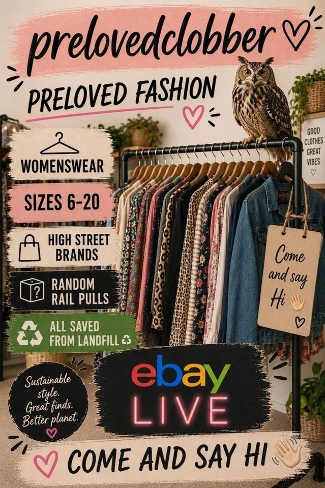 Womenswear- Random Rail Pulls- Mixed Brands- Sizes 6-20- £2 Starts-