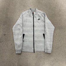Nike Sportswear Tech Fleece Bomber Jacket Gray Full Zip Jacket Mens Size S