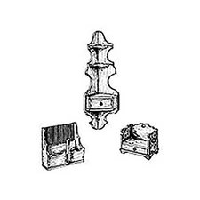 Woodworking Paper Plan to Build Corner Shelf Cranberry Picker Desk Organizer