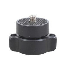 Lightweight 17mm Ball Socket to 1/4-20 Male Screw Adapter Head for Camera Mounts