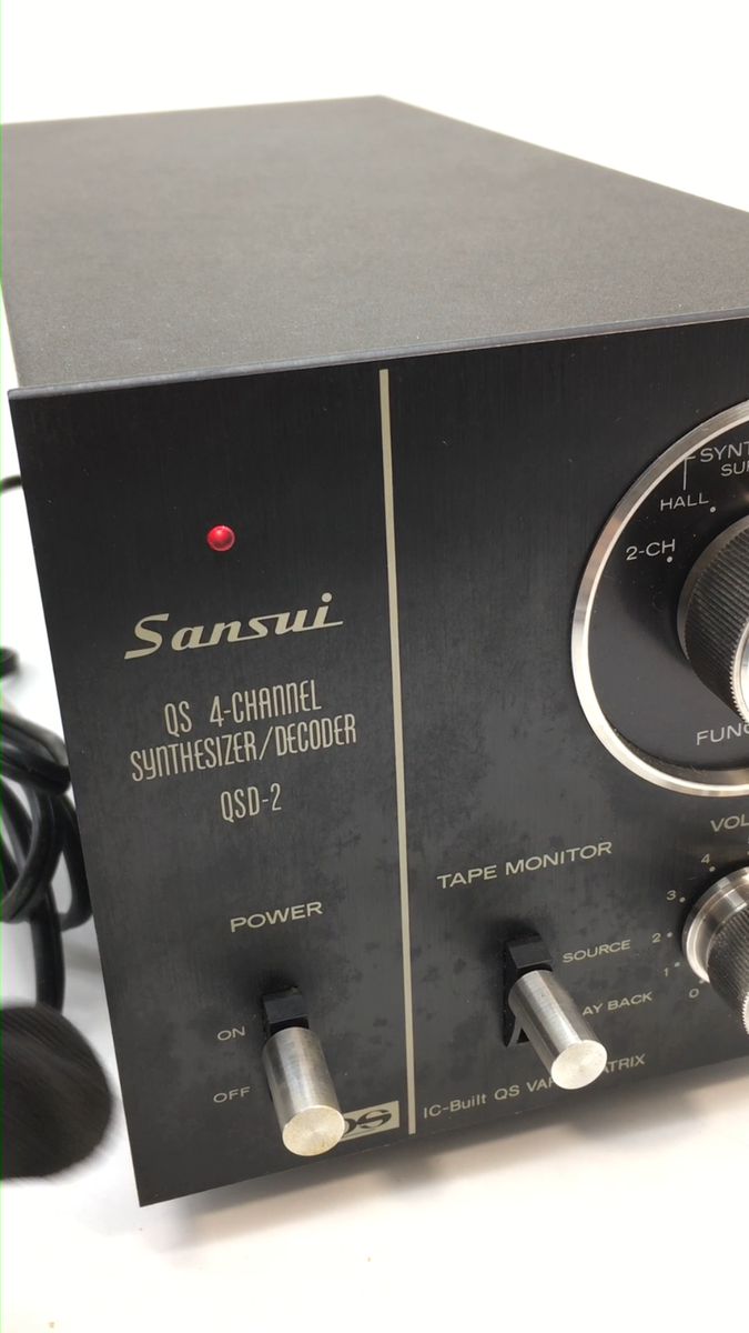Unused Sansui QSD-2 QS 4 Channel Synthesizer Decoder Vintage