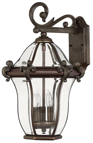 San Clemente 19 3/4" High Bronze 3-Light Outdoor Wall Light - Picture 1 of 8