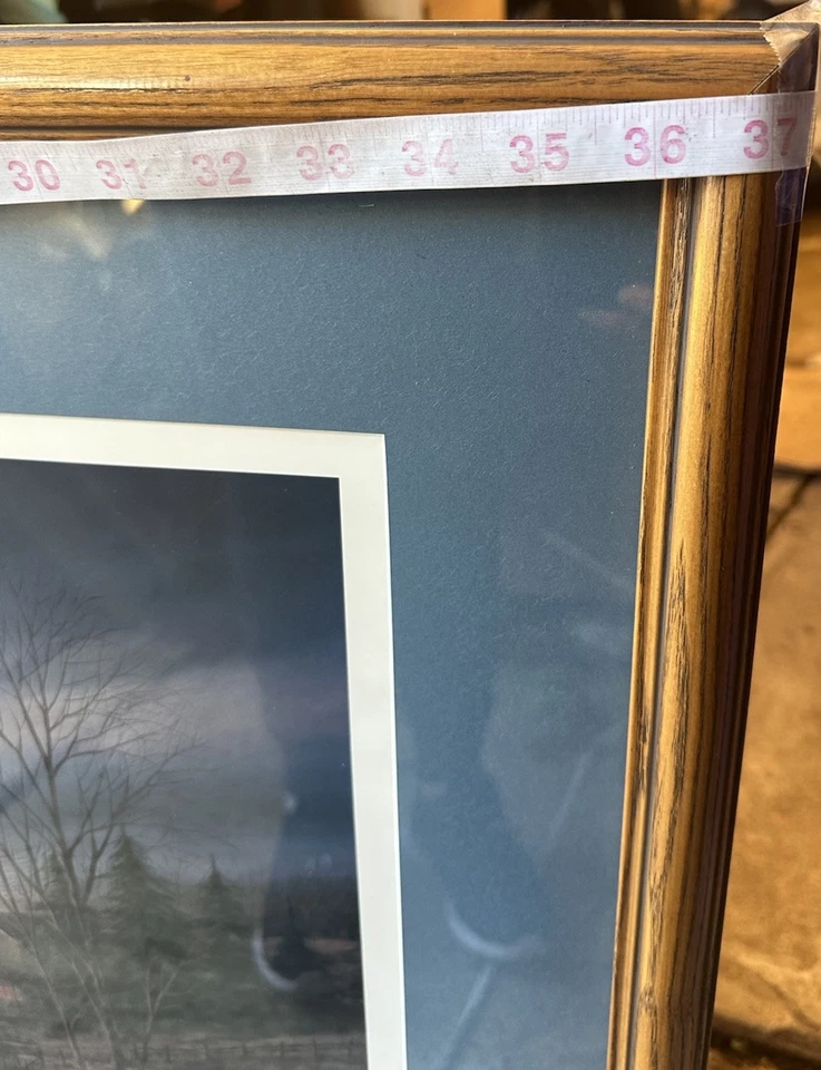 Terry Redlin Signed Lithograph 1987 “Evening Chores 2399/2400 Limited Edt W/ COA - Image 3 of 4