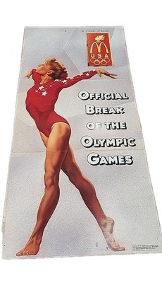LIFE SIZE SHANNON MILLER Atlanta 1996 Olympic Games Official Original McDonalds