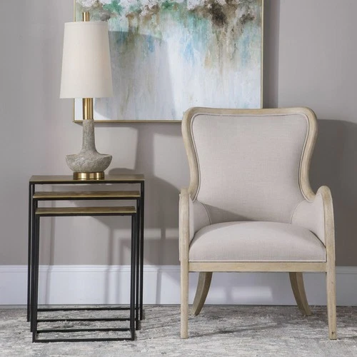 Coreene - 25.5 Inch Nesting Table (Set of 3) Accent Furniture Uttermost 25040 - Picture 6 of 12