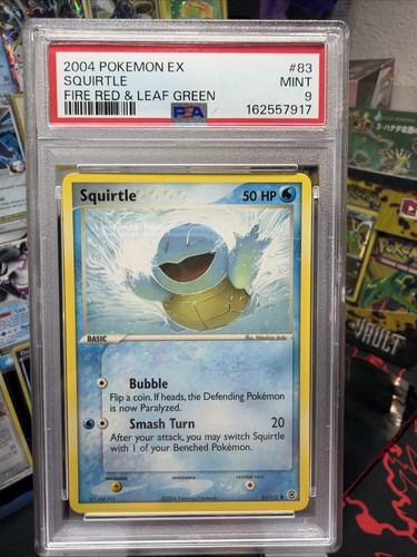 Squirtle graded PSA 9 for sale on eBay