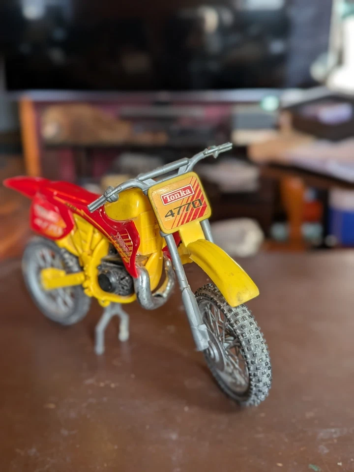 Vintage Tonka Motorcycle Funrise 4770 Motocross Dirt Bike Racing Toy Wow!! - Image 4 of 4
