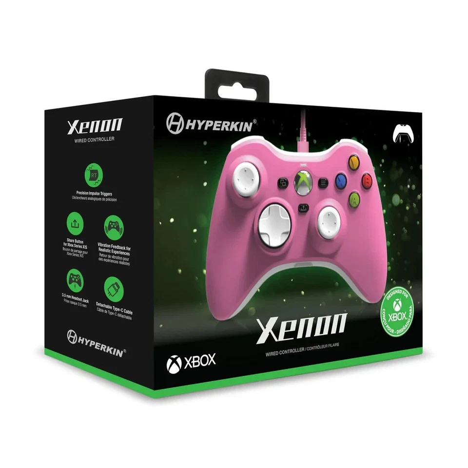 Hyperkin Xenon Wired Controller Pink - Brand New- Microsoft Xbox One/Series S/X - Image 2 of 4