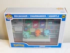 BRAND NEW - Funko Pop! Moments Deluxe #01 Pokemon Bulbasaur Charmander Squirtle