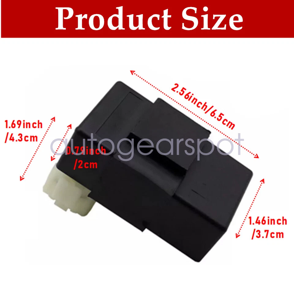 Bobina de encendido y caja CDI compatible con HONDA FourTrax 300 350 1986-1987 TRX70 2x4 TRX350 4x4 Foto 3 de 4