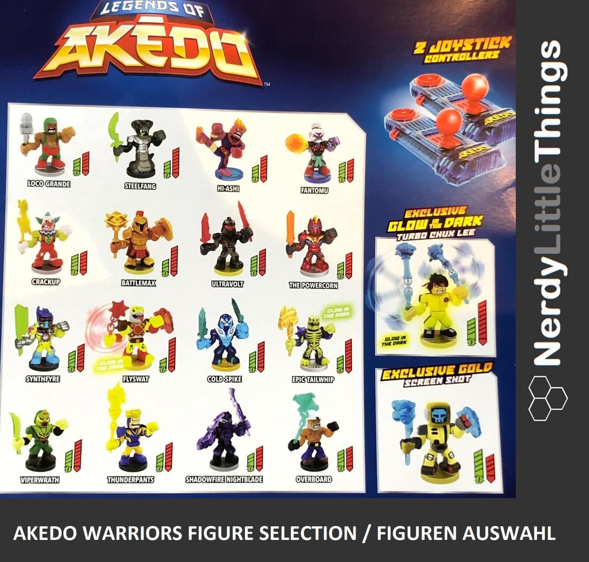 AKEDO WARRIORS - Legends of Akedo - All Star Collector Pack - Figure Selection AKEDO WARRIORS - Legends of Akedo - All Star Collector Pack - Figure Selection