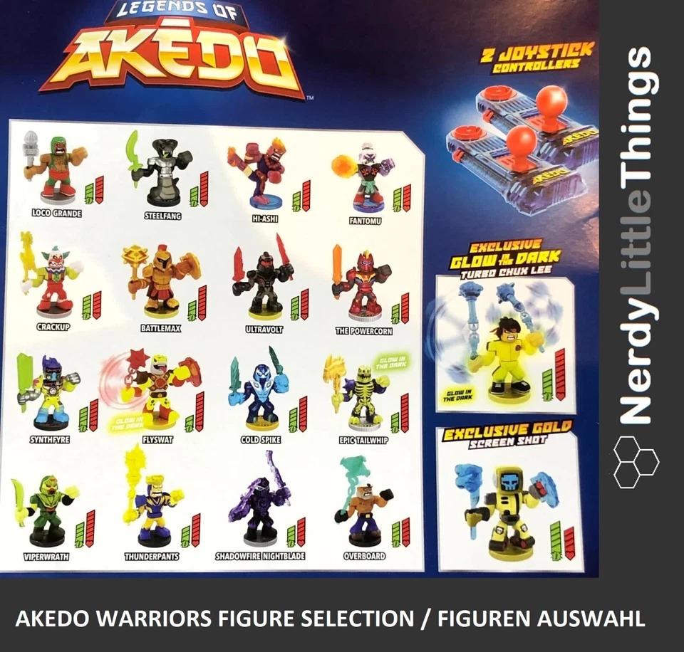 AKEDO WARRIORS - Legends of Akedo - All Star Collector Pack - Figure Selection