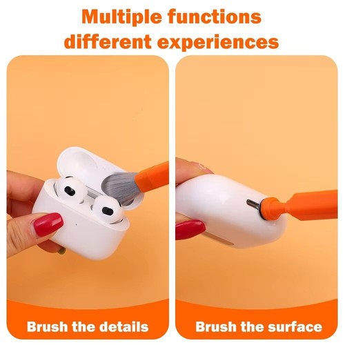 ABS Keyboard Cleaning Brush Kit for Phones Computers Keyboards - Afbeelding 7 van 12