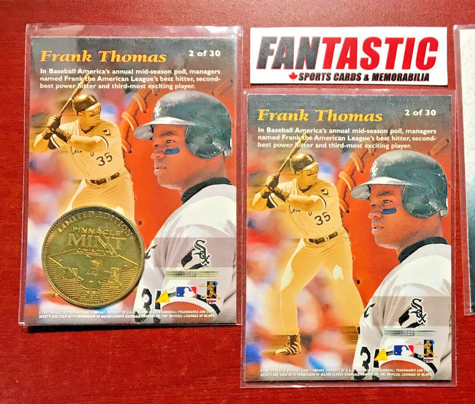 1997 Pinnacle MINT Collection Baseball Card YOU PICK - Frank Thomas - Image 2 of 2