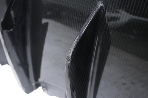 *Damaged* Audi R8 V10 Rear Bumper Carbon Fiber Valance Diffuser 2017 2018 OEM - Picture 5 of 18