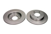 Quaro 2X Bremsscheibe Hinten Ø265 Mm Voll Beschichtet FüR Mazda 3 BK 1.6 1.4 BL