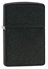 Zippo Classic Black Crackle Windproof Pocket Lighter, 236
