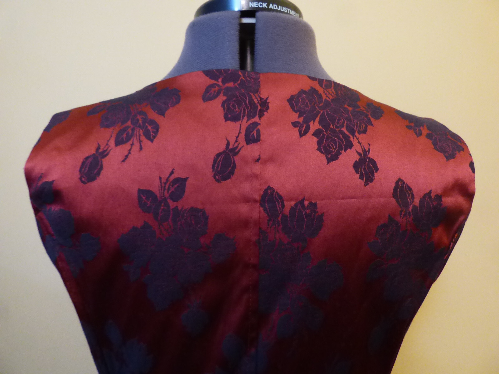 PATSY SEDDON PHASE EIGHT Red & Black Rose Bodice … - image 12