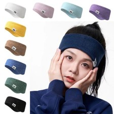 Winter Ski Ear Warmers Fashion Knitted Headband Elastic Head Wraps for Men Women