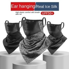 Cycling sunscreen mask, breathable ice head mask, face anti UV fishing mask