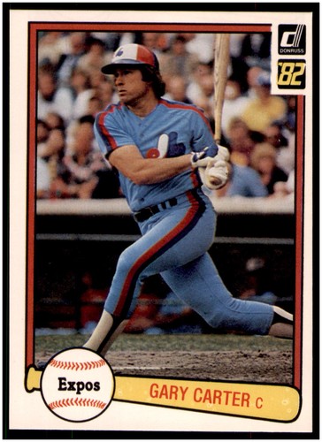 1982 Donruss #114 Gary Carter - 第 1/2 張圖片