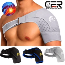 Adjustable Shoulder Brace Support Compression Bandage Strap Arthritis Relief Gym