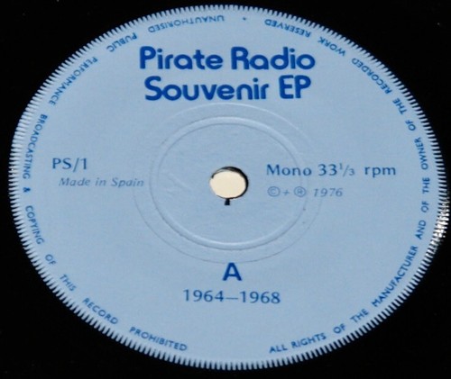 PIRATE RADIO SOUVENIR EP 7" RADIO CAROLINE RADIO VERONICA OFFSHORE SHIPS JINGLES - Picture 5 of 7