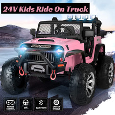 24V Ride On Car Truck Kids Electric Car w/Parental Remote Control Electric Toy 