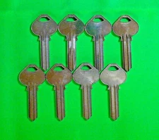 CORBIN RUSSWIN ORIGINAL KEY BLANKS   N17  6 PIN,  LOT OF (8),  LOCKSMITH,NO LOGO