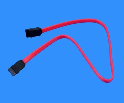45cm Double Head SATA Data Cable 3.5mm Male to Male Red Lead Aux Cord - 第 3/6 張圖片