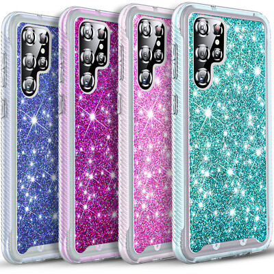 For SAMSUNG GALAXY S22 Ultra Plus Case Shockproof Phone Cover + Tempered Glass