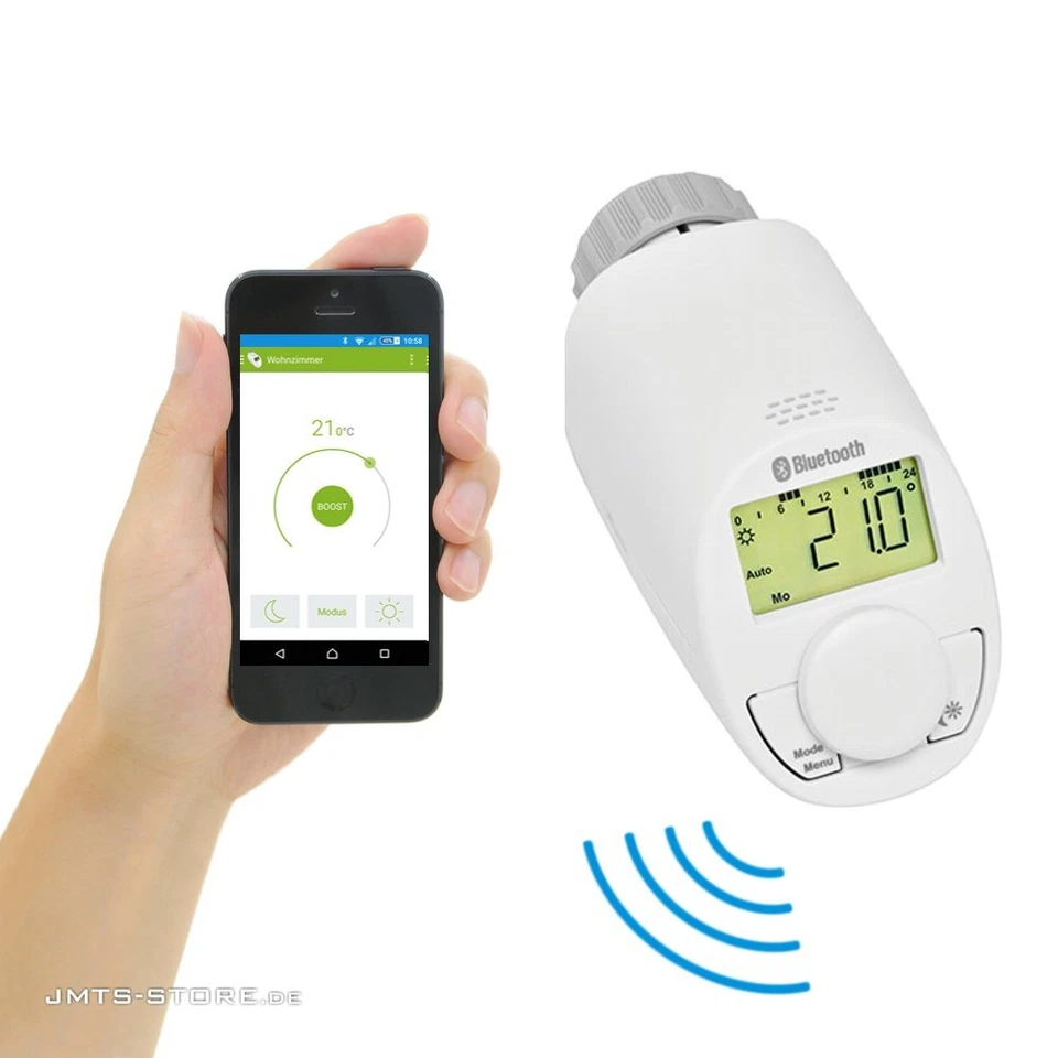 Android iOS Heizkörper Thermostat Heizkörperthermostat Heizungsregler Heizung 