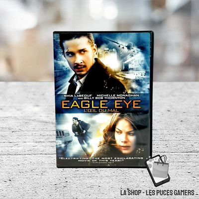 Eagle Eye (DVD, 2008, Widescreen) Shia LaBeouf, Michelle Monaghan