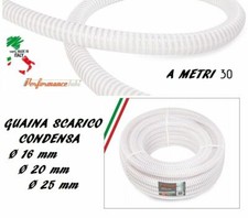 TUBO SCARICO FLESSIBILE SPIRALATO GUAINA Ø 16 20 25 mm CONDIZIONATORE 30 METRI