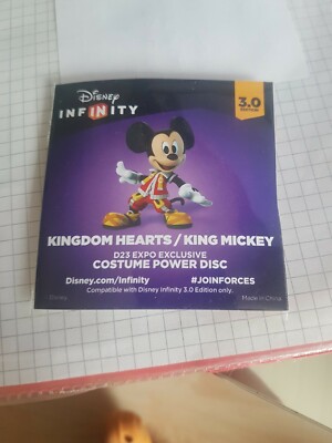 d23 kingdom hearts / king mickey disney infinity power disc extrem seltenheit