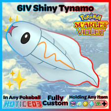 TYNAMO 🌟SHINY/Normal 6IV🌟 Pokemon SCARLET and VIOLET 31/31/31/31/31/31 lv1