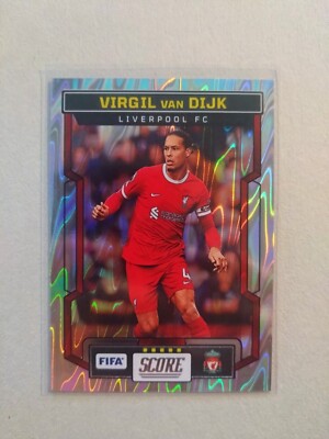 2023-24 Panini FIFA Score Liverpool Virgil Van Dijk Silver Waved