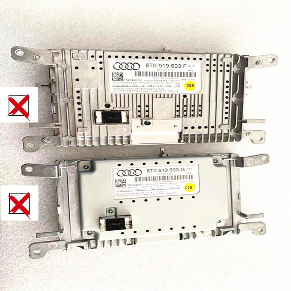 8T0919604A 7" Multimedia GPS LCD Display Screen for Audi A4 S4 A5 S5 Q5 2009-16 - Image 3 of 3