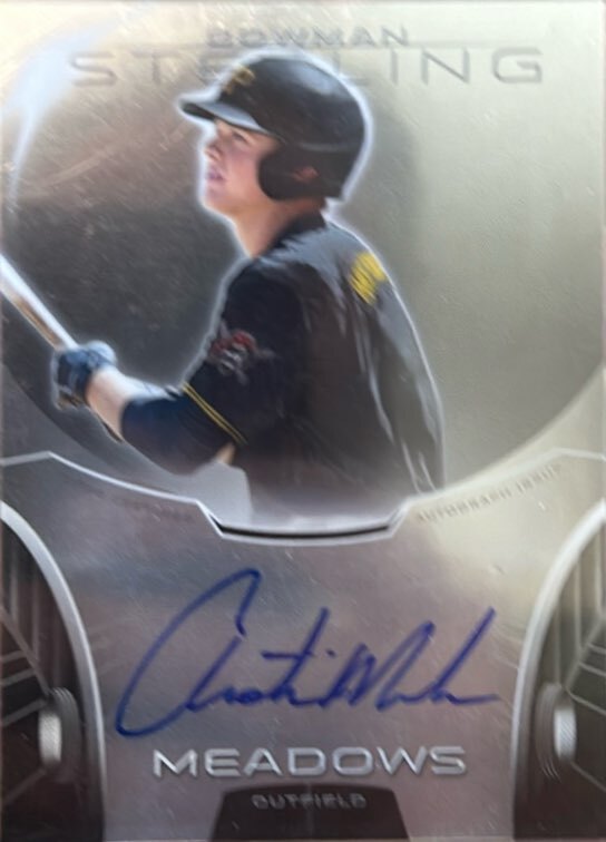 2013 Bowman Sterling Prospect Autographs#BSAP-AM Austin Meadows 