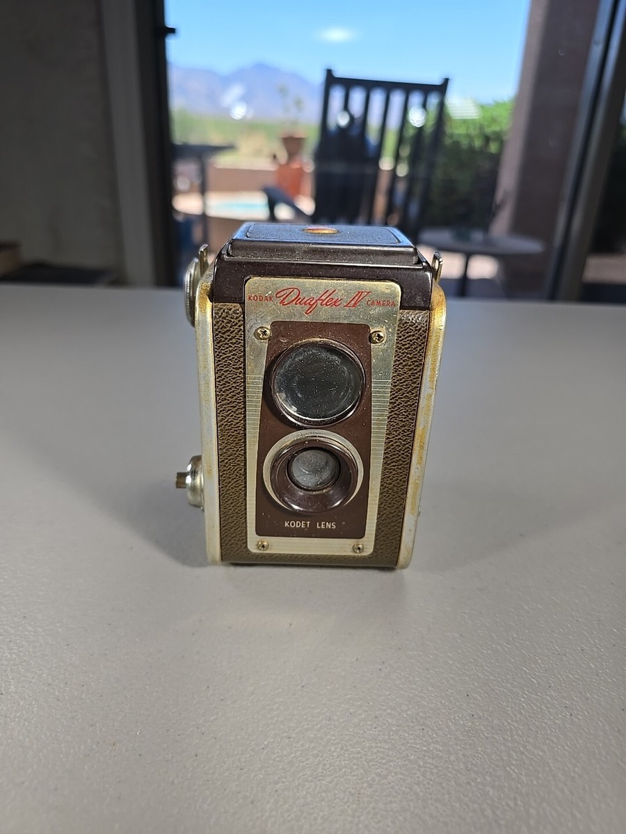 Vintage Kodak Duaflex IV Camera 620 Film Brown Tan - UNTESTED | eBay