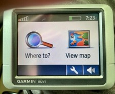 Garmin Nuvi 200 GPS Navigation Unit Car Charger/Mounting Bundle Tested