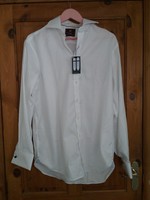 M & S Collection Mens White Superior Cotton Double Cuffed Dress Shirt Size 15.5 M & S Collection Mens White Superior Cotton Double Cuffed Dress Shirt Size 15.5