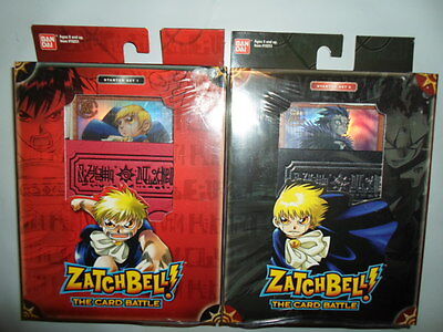 8 Decks Zatch Bell The Card Battle Game Starter Collector Sets 1 & 2 for  sale online