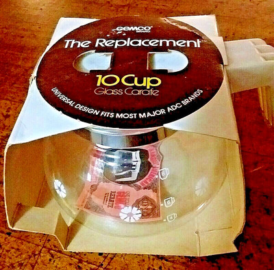 Gemco Universal Replacement 10 Cup Glass Carafe Auto Drip Coffeemakers, 1983 NIP